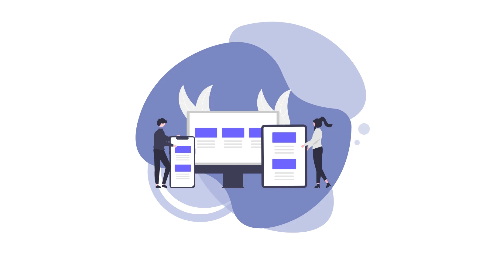 Illustrazione Service Desk & Asset Management