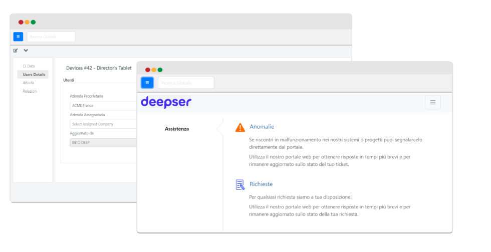 Deepser Catalogo dei Servizi