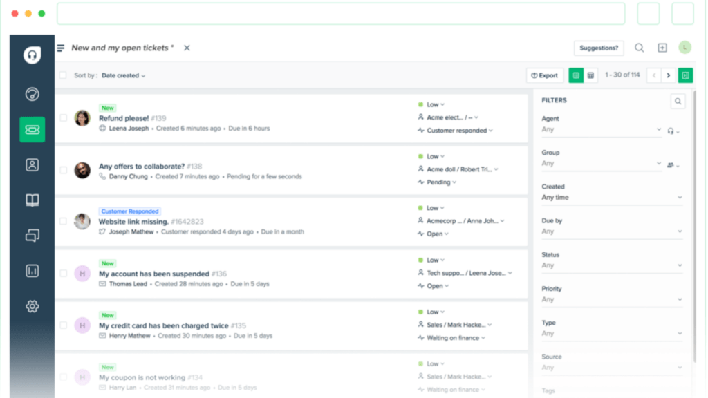 Vista Freshdesk