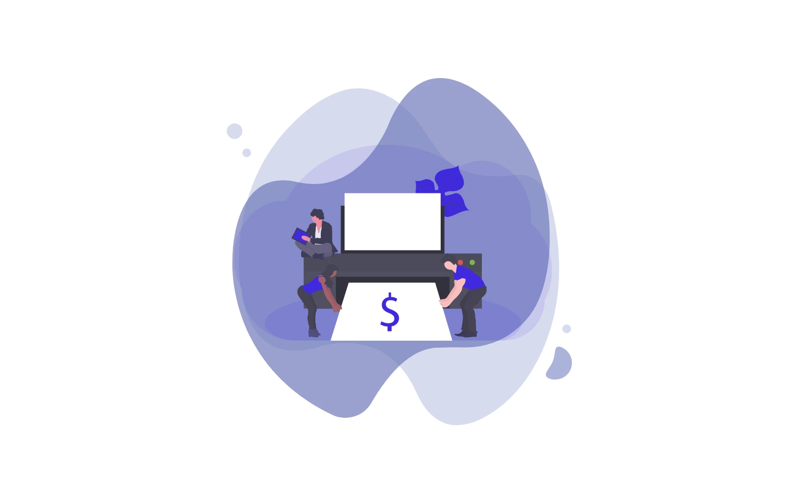 Illustration Optimizing Invoicing of contracts and services