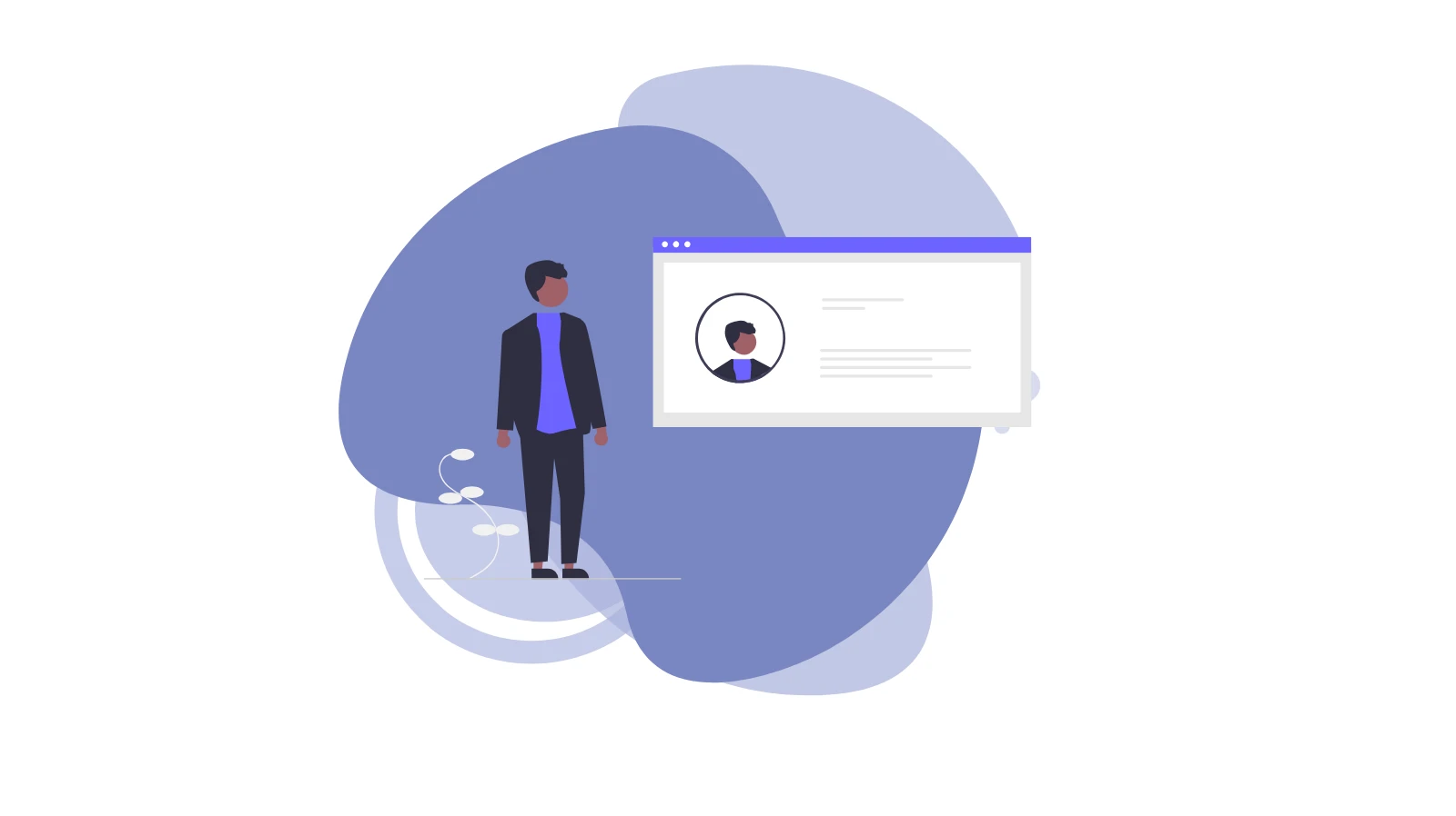 Illustration Profiling Client Helpdesk Software